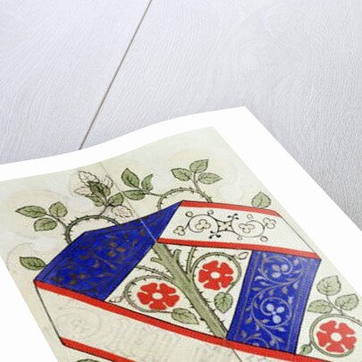 Wallpaper design for the House of Lords' Library by Augustus Welby Northmore Pugin