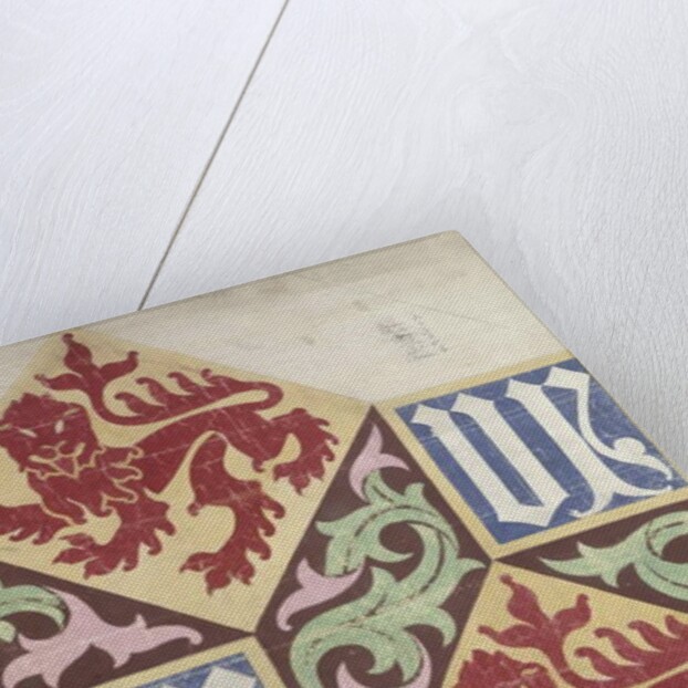 Floor design for the Houses of Parliament by Augustus Welby Northmore Pugin