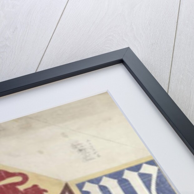 Floor design for the Houses of Parliament by Augustus Welby Northmore Pugin