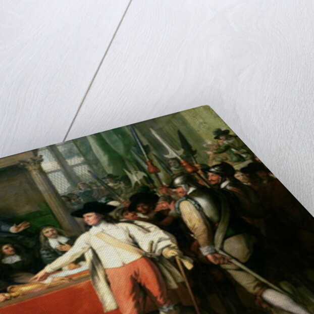 Cromwell Dissolving the Long Parliament by Benjamin West