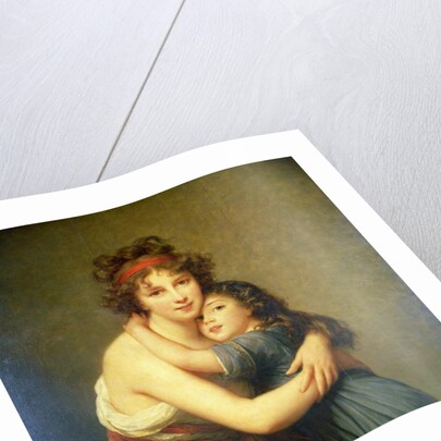 Madame Vigee-Lebrun and her Daughter, Jeanne-Lucie-Louise known as Julie by Elisabeth Louise Vigee-Lebrun