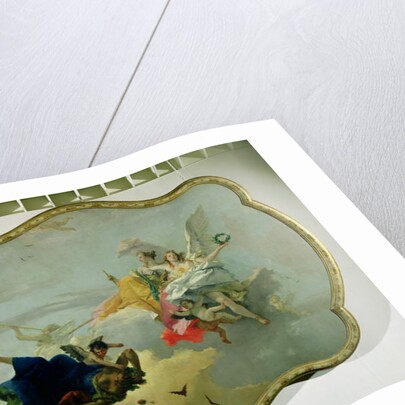 Triumph of Virtue and Nobility by Giovanni Battista Tiepolo