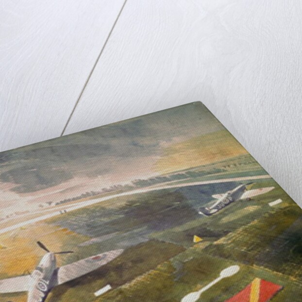 R.A.F. planes on an airfield, 1942 by Eric Ravilious