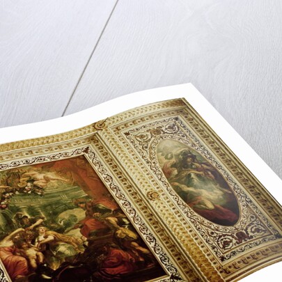 The Whitehall Ceiling: The Unification of the Crowns, 1632-34 by Peter Paul Rubens