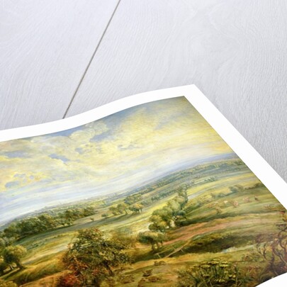 An Autumn Landscape with a view of Het Steen in the Early Morning, c.1636 by Peter Paul Rubens