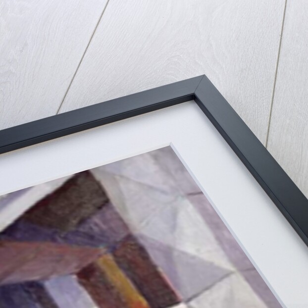 Woman with Umbrella in Front of a Hat Shop, 1914 by August Macke