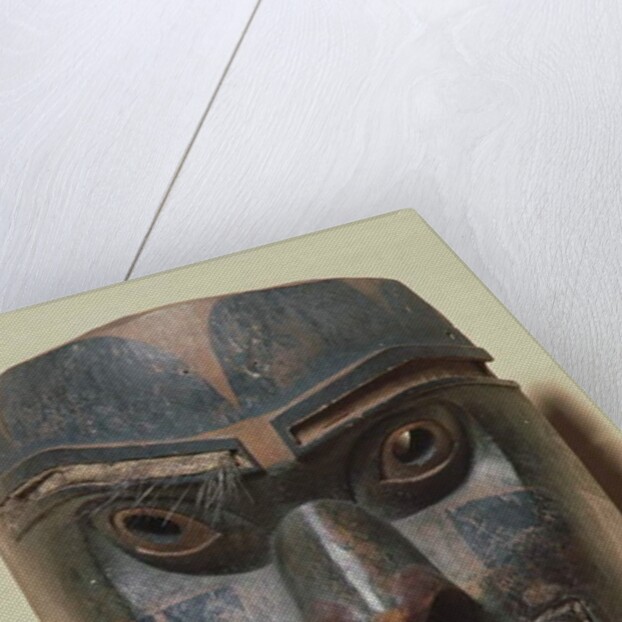 Kwakiutl human face mask, c.1875 by American School
