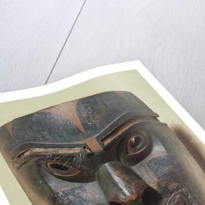 Kwakiutl human face mask, c.1875 by American School