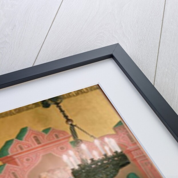 St. Vladimir, Grand Duke of Kiev and his Sons, mural by Palekh masters in the Faceted Chamber, 1882 by School Russian