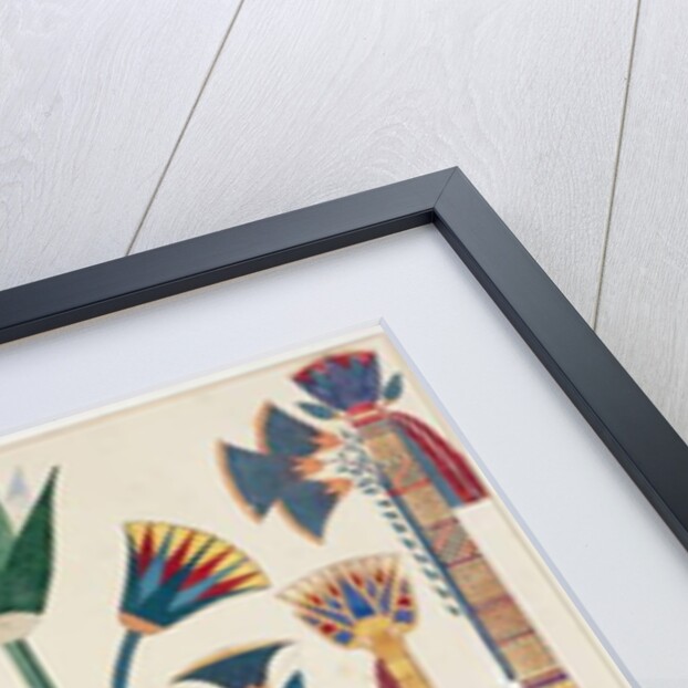 Egyptian Ornament, original illustration from `The Grammar of Ornament`, 1856 by Owen Jones