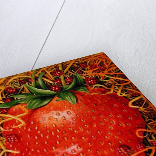 Strawberry in Straw, 1998 by E.B. Watts