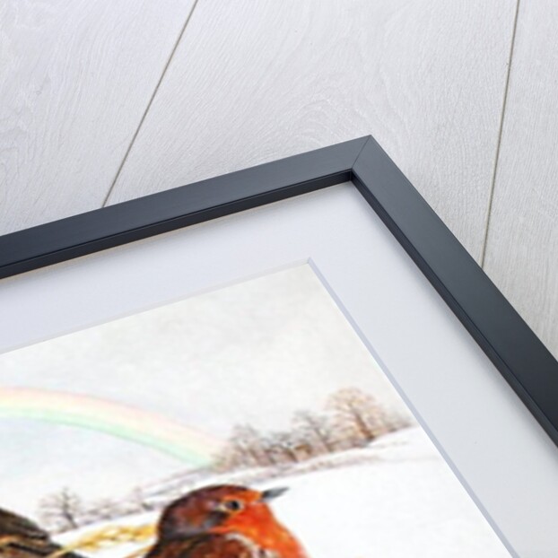 Robins with Apples, 1997 by E.B. Watts