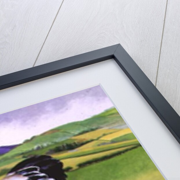 Hen in a Box of Apples, 1990 by E.B. Watts