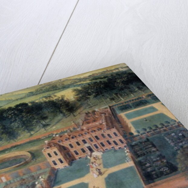 A detail of 'Cheveley Park', 1671 by Jan Siberechts