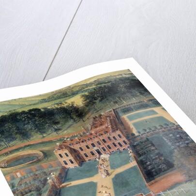 A detail of 'Cheveley Park', 1671 by Jan Siberechts