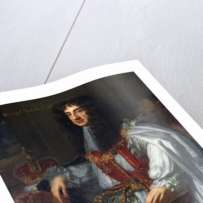 King Charles II of England in Garter Robes by Peter Lely