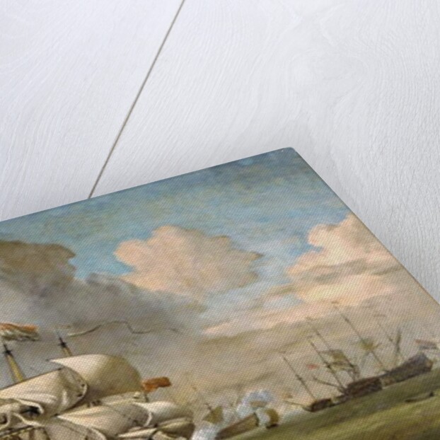 Hollandia, 1692 by Willem van de the Younger Velde