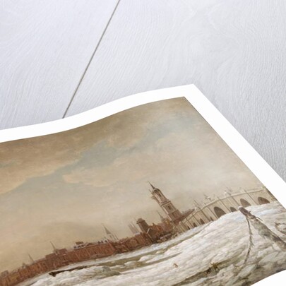 London Bridge in the Great Frost of 1776, 1776 by William Marlow