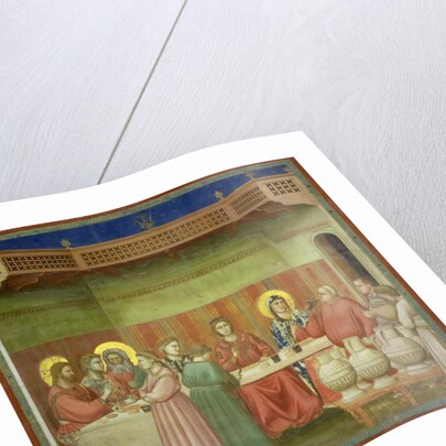 The Marriage Feast at Cana, c.1305 by Giotto