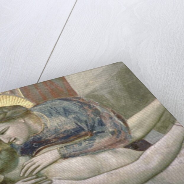 The Lamentation, detail of the Madonna and Christ, c.1305 by Giotto (c.1266-1337)
