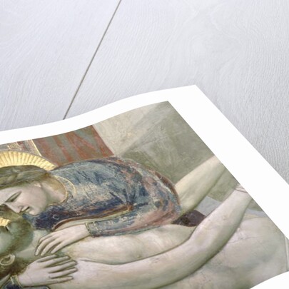 The Lamentation, detail of the Madonna and Christ, c.1305 by Giotto (c.1266-1337)