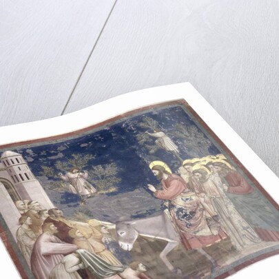 The Entry into Jerusalem, c.1305 by Giotto (c.1266-1337)