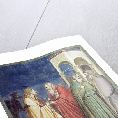 The Payment of Judas, c.1305 by Giotto (c.1266-1337)