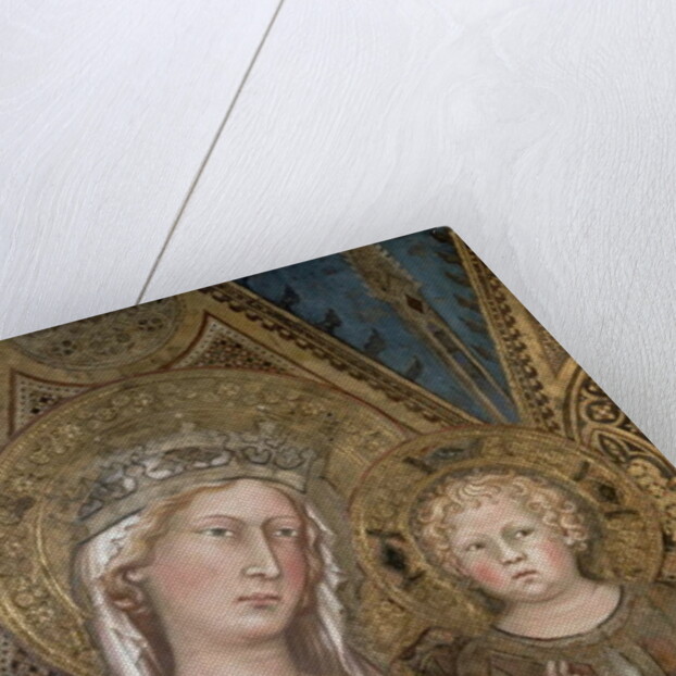 Maesta, detail of the Madonna and Child, 1315 by Simone Martini