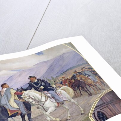 The Meeting Between Giuseppe Garibaldi and King Vittorio Emanuele II on the 26th of October 1860 at Teano, Italy by Pietro Aldi