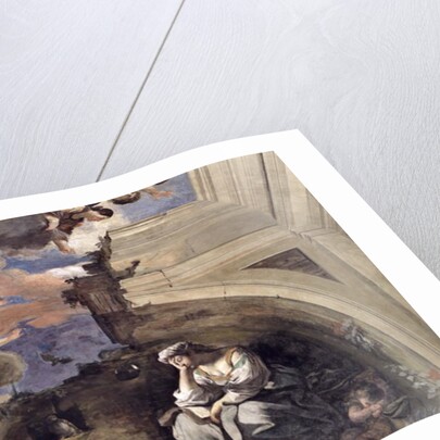 The 'Sala di Aurora' detail of an Allegory of Night, 1621 by Guercino