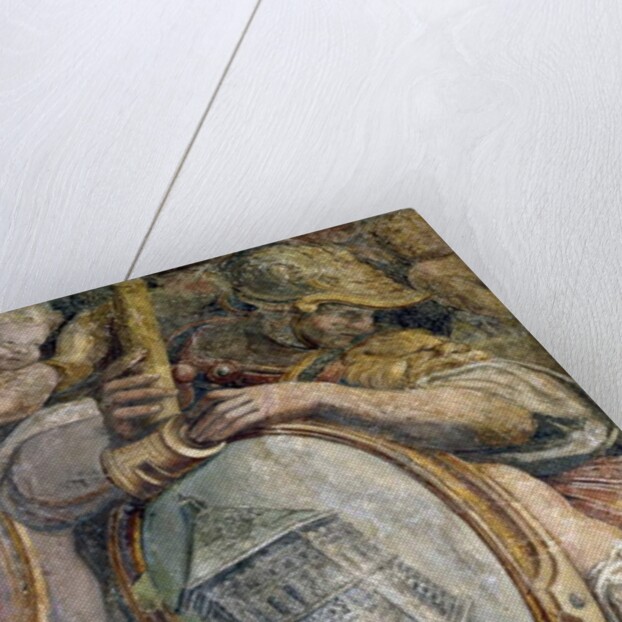 Bedroom, detail of frieze depicting towns and buildings under Medici control, the Baptistery of S. Giovanni, Florence, 1564-75 by Nanni di B. Bigio & Bartolomeo Ammannati (1511-92)