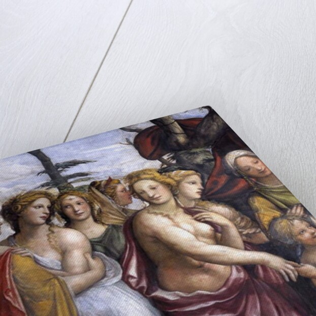 The 'Sala delle Nozze di Alessandro e Rossana' and Roxanne) detail of the daughters of Darius III, c.1513 by Giovanni Antonio Bazzi Sodoma