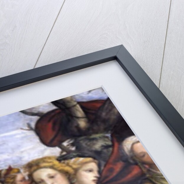 The 'Sala delle Nozze di Alessandro e Rossana' and Roxanne) detail of the daughters of Darius III, c.1513 by Giovanni Antonio Bazzi Sodoma