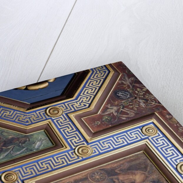 The 'Sala delle Nozze di Alessandro e Rossana' and Roxanne) detail of the ceiling decoration, c.1513 by Giovanni Antonio Bazzi Sodoma