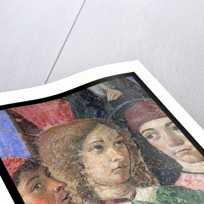 The Procession of the Bishop in Front of the Church of S. Ambrogio by Cosimo Rosselli