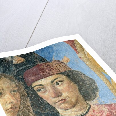 The Procession of the Bishop in Front of the Church of S. Ambrogio by Cosimo Rosselli