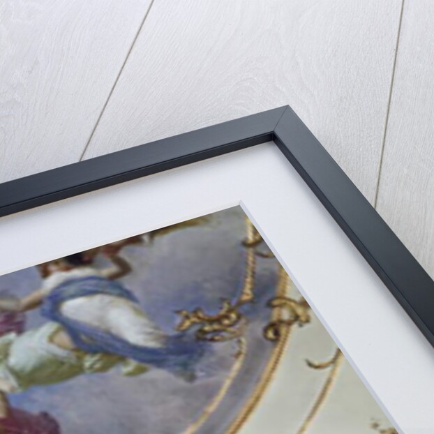 The 'Sala di Rappresentanza' detail of fresco depicting dancing nymphs by Italian School