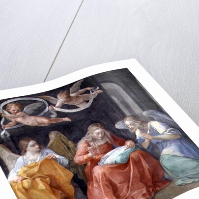 The Virgin Sewing by Guido Reni