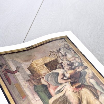 Saul's Daughter Michal Watching David Dance Before the Ark by Francesco de Rossi Salviati Cecchino