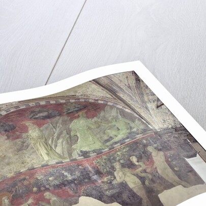 The Creation of the Animals and of Adam the Creation of Eve and the Original Sin lunette by Paolo Uccello