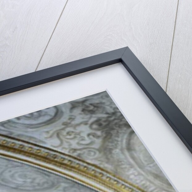 Lunette depicting the Sorceress Circe Offering Ulysses a Bowl of Poisoned Soup and Mercury Adding a Herbal Antidote by Annibale Carracci