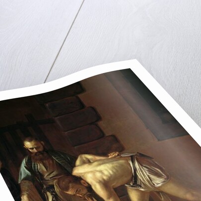 The Decapitation of St. John the Baptist, 1608 by Michelangelo Merisi da Caravaggio