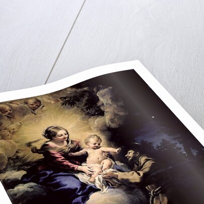 The Visitation of St Francis, 1641 by Pietro da Cortona