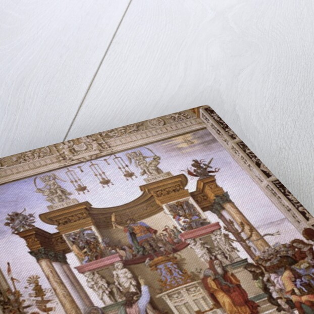 St. Philip exorcizing the demon from the temple of Mars, south wall of Strozzi Chapel, c.1497-1502 by Filippino Lippi