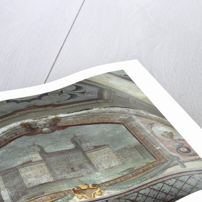 Detail of a ceiling, Villa Medicea di Careggi by Michelozzo di Bartolommeo