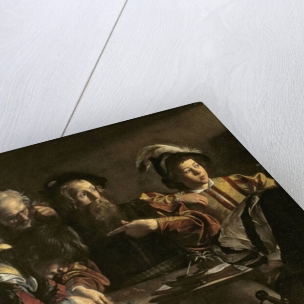 The Calling of St. Matthew, c.1598-1601 by Michelangelo Merisi da Caravaggio