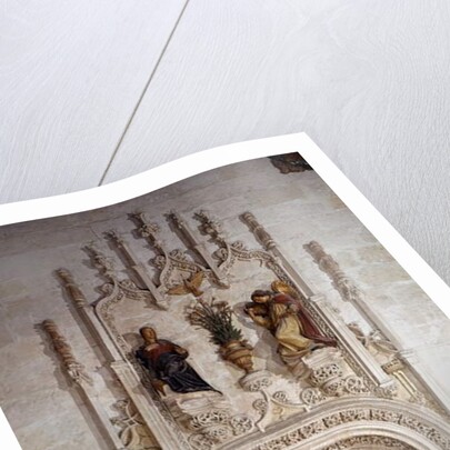 Annunciation, portal of the Sacristy by Jacobo Florentino