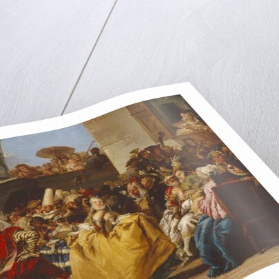 The Minuet or Carnival Scene by Giandomenico Tiepolo