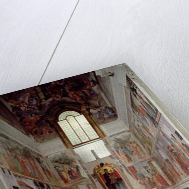 General View of the Chapel by Masolino and Filippino Lippi Masaccio