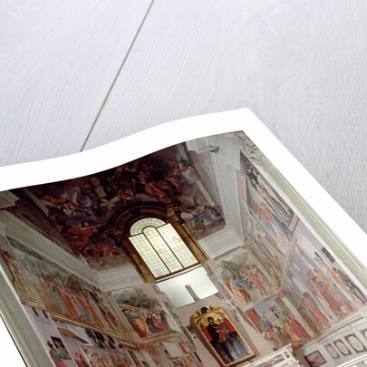 General View of the Chapel by Masolino and Filippino Lippi Masaccio